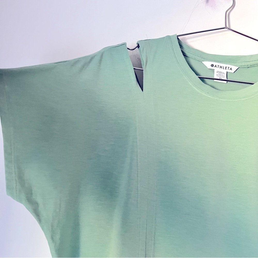 Athleta Intention Tee Split Shoulder Active Stret… - image 4